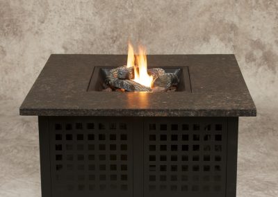 Large Marble Propane Fire Pit