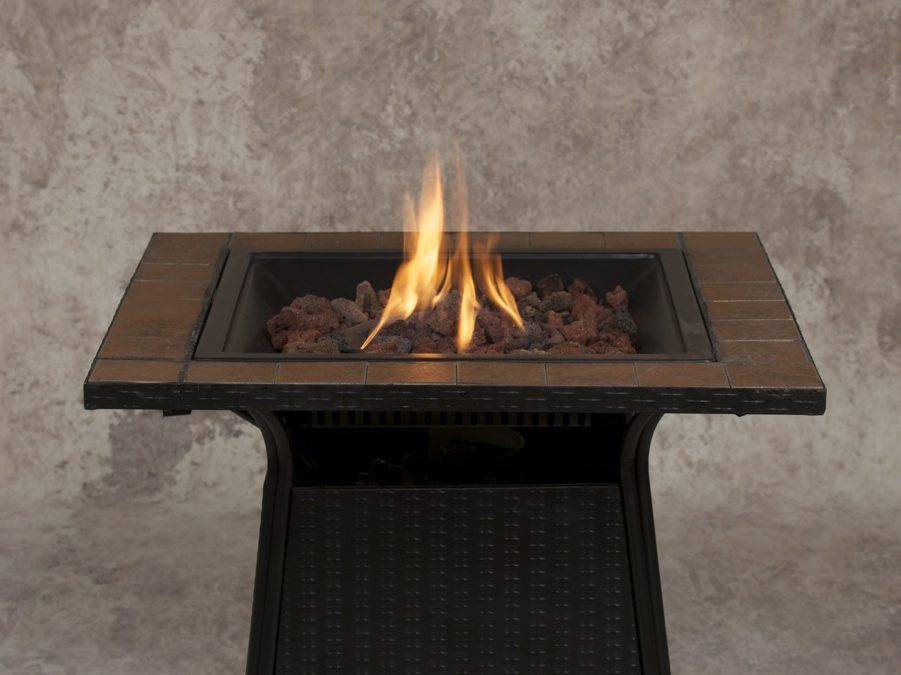 Small Brick Propane Fire Pit