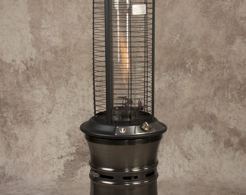 Gunmetal Pot Belly Torch Fire Heater