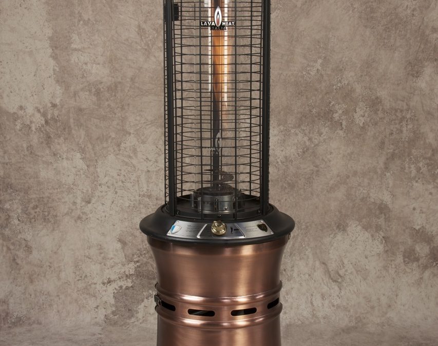 Copper Pot Belly Torch Fire Heater