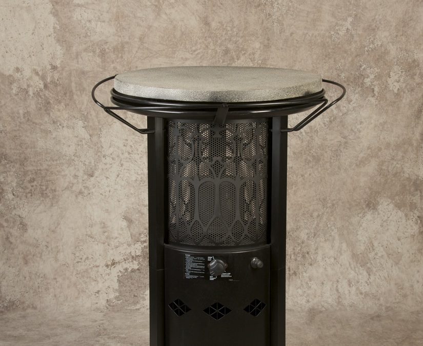 Black Bistro Table Heater